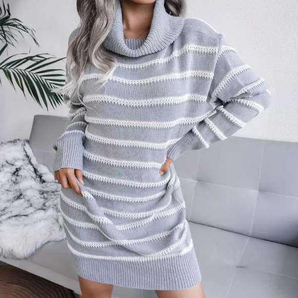 Turtleneck Sweater Dress - Picture 6 of 6